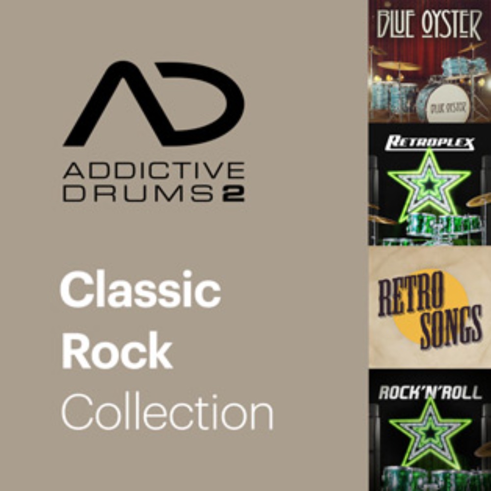 XLN Audio Addictive Drums2 Classic Rock Collection