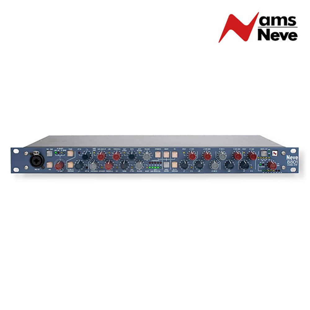 AMS NEVE 8801/니브 공식수입원 정품/채널 스트립/Neve 마이크 프리 앰프, 필터, 4 밴드 EQ, 컴프레서, 게이트, 다이내믹 사이드 체인 및 인서트 포인트