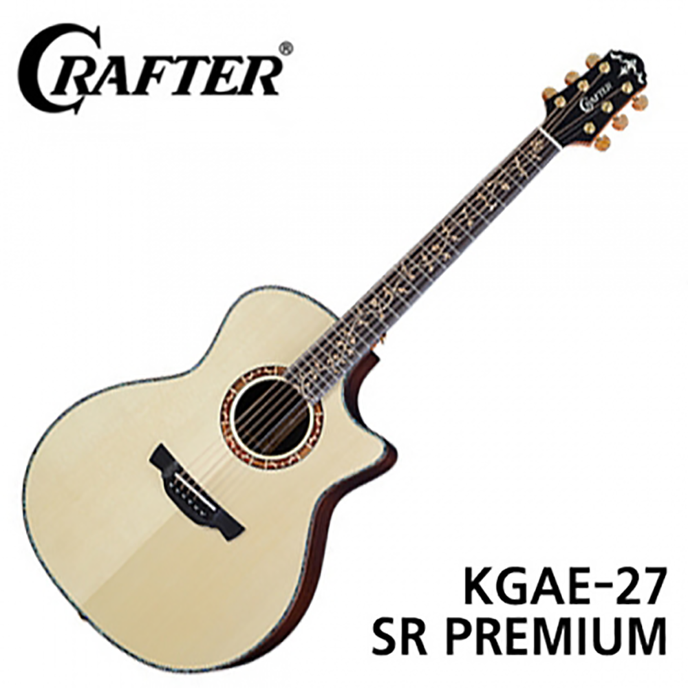 Crafter 크래프터 기타 통기타 KGAE-27 SR PREMIUM