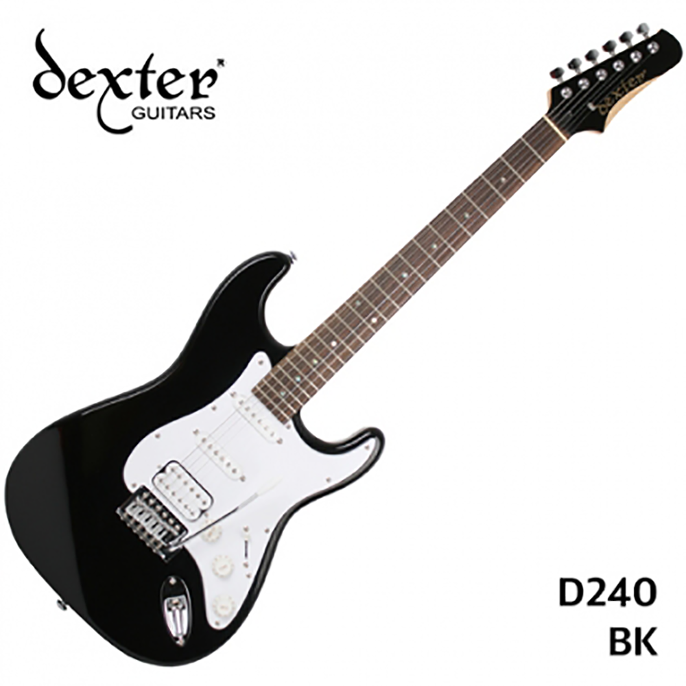 Dexter 덱스터 일렉기타 D-240 BK Black 색상 D240