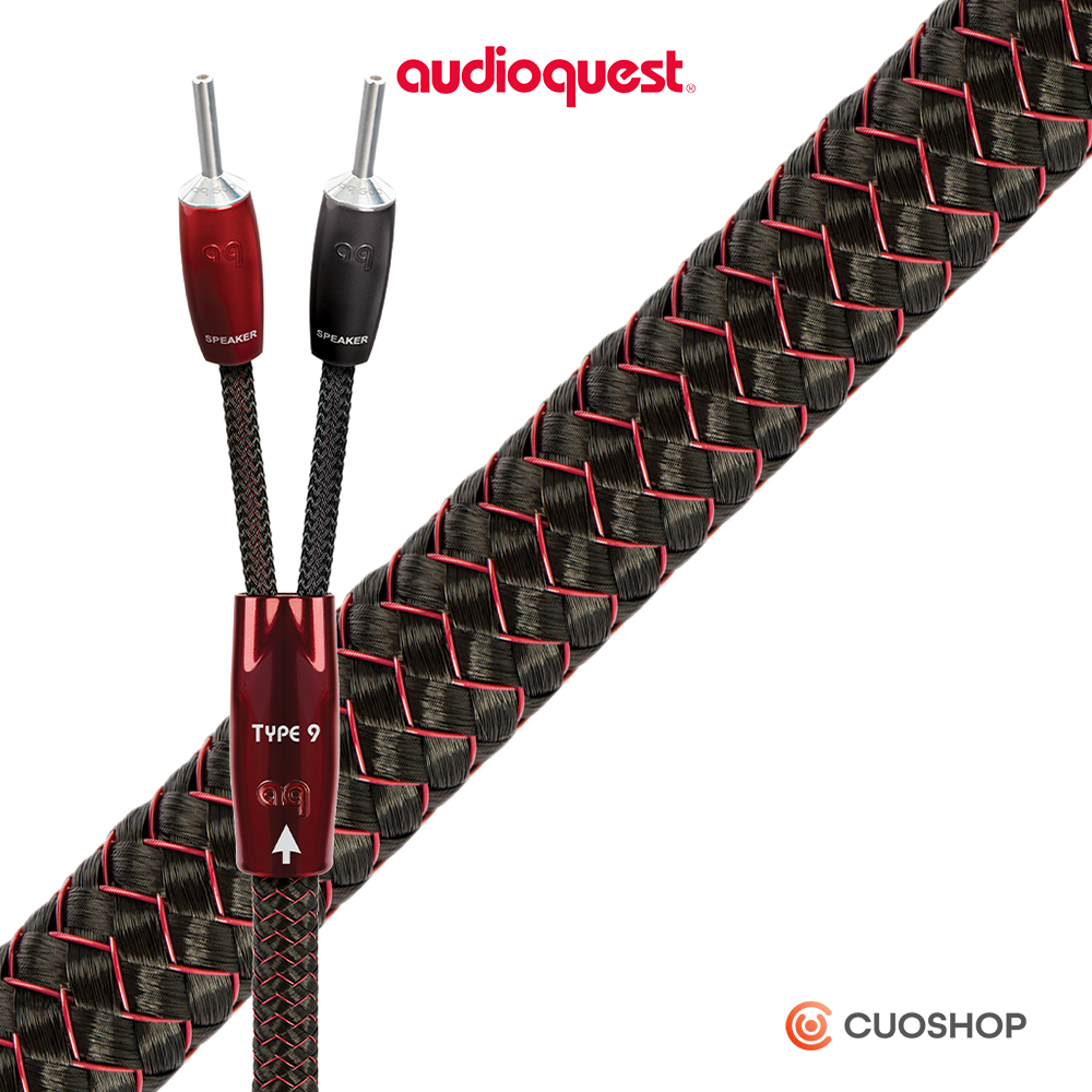 AudioQuest 오디오퀘스트 Type 9 스피커 케이블 2.5M