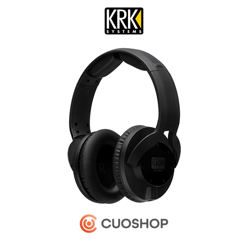 KRK KNS8402 밀폐형 신형 스튜디오 모니터링 헤드폰 모니터 보컬 녹음 레코딩