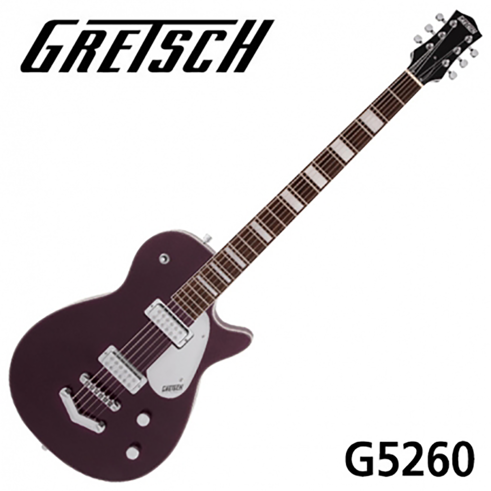 Gretsch 일렉기타 G5260 바리톤 Dark Cherry Metallic