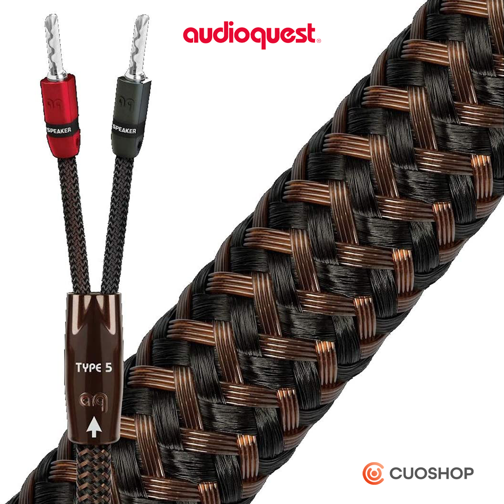 AudioQuest 오디오퀘스트 Type 5 스피커 케이블 2.5M