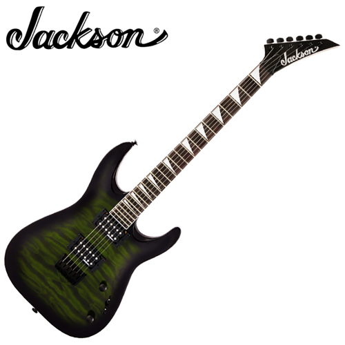 Jackson 잭슨 JS Series Dinky Arch Top JS32Q DKA HT (Hard Tail) 일렉기타 Transparent Green Burst 색상