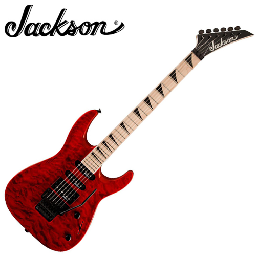 Jackson 잭슨 JS Series Dinky Arch Top JS34Q DKA-M 일렉기타 Trans Red 색상